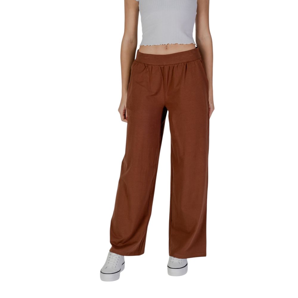 B.Young Brown Cotton Pant