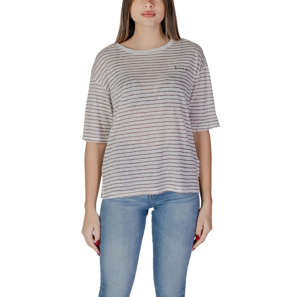 B.Young Brown Polyester T-Shirt