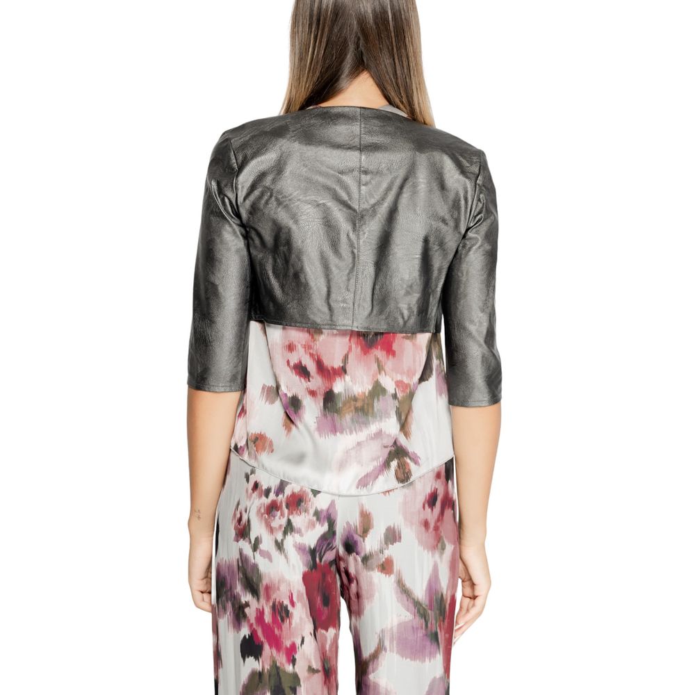 Rinascimento Gray Polyethylene Cardigan