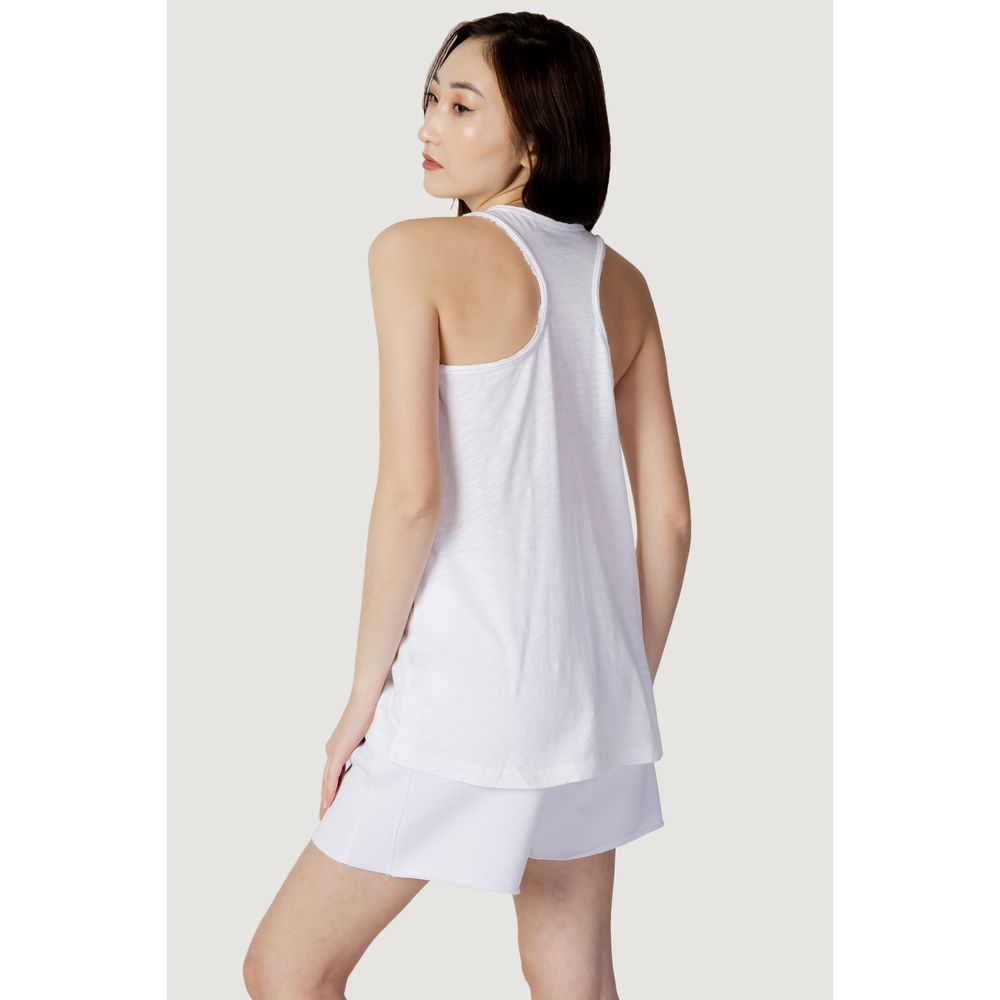 Blauer White Cotton T-Shirt