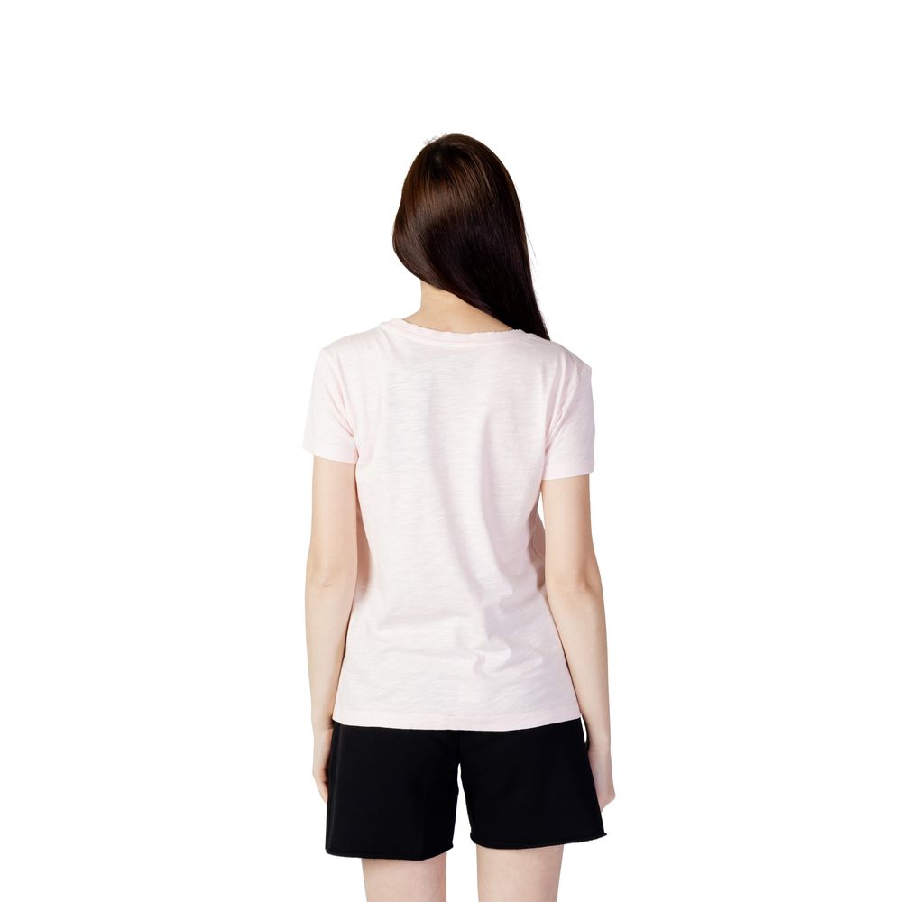 Blauer Multicolor Cotton T-Shirt