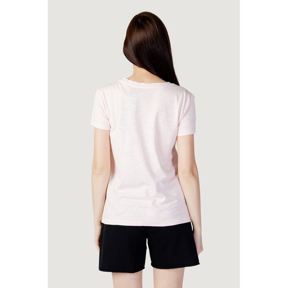 Blauer Multicolor Cotton T-Shirt