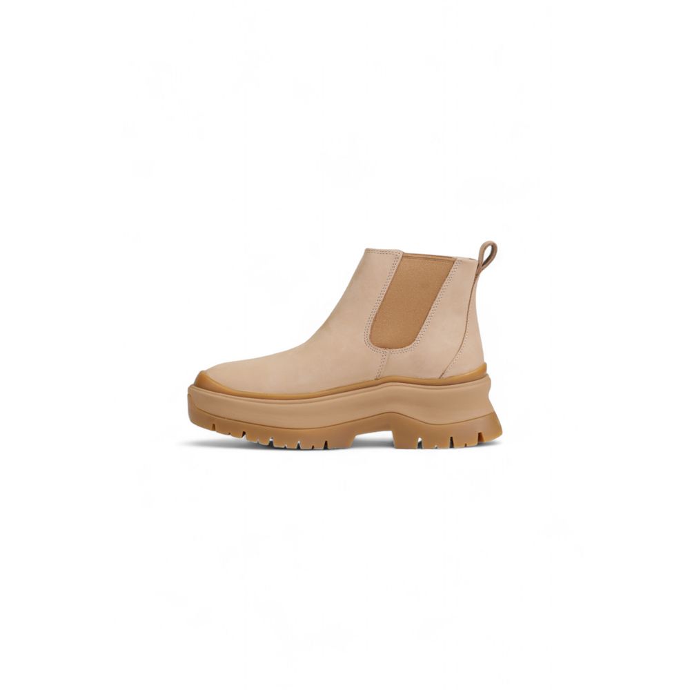 Timberland Beige Suede Leather Ankle