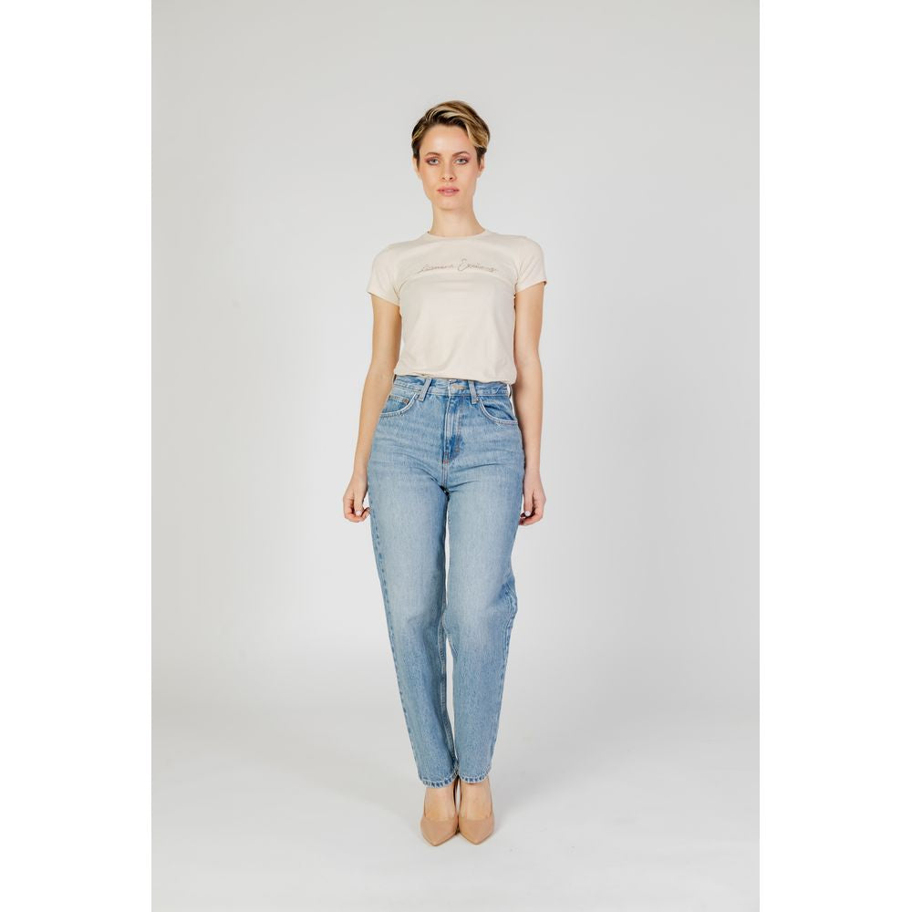 Only Light Blue Cotton Jeans & Pant - Comfortable and stylish denim pants for casual wear