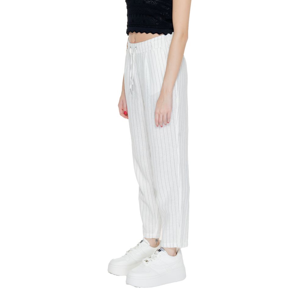 Only White Linen Pant