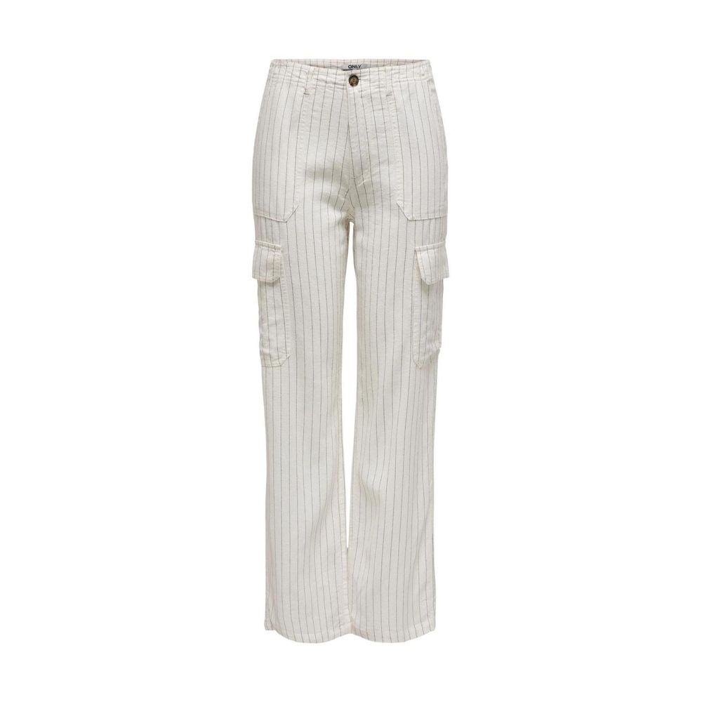 Only White Linen Pant