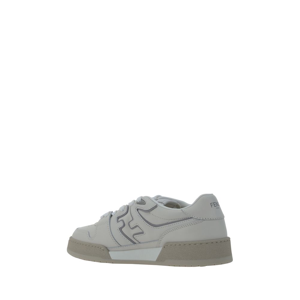 Panelled design with logo-embossed insole for Fendi Match Sneakers