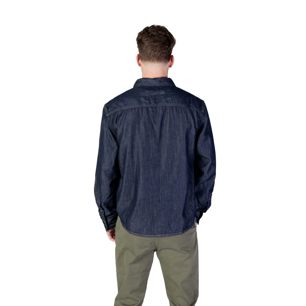 Calvin Klein Jeans Blue Cotton Shirt