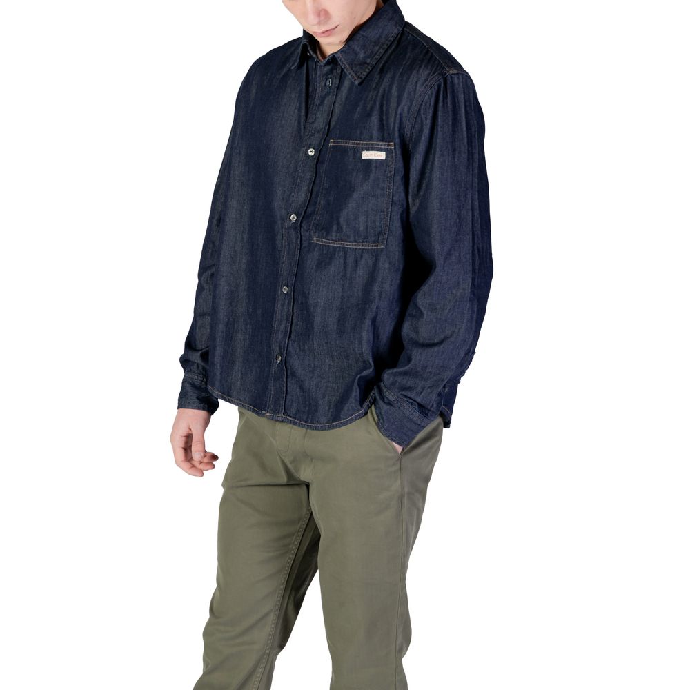 Calvin Klein Jeans Blue Cotton Shirt