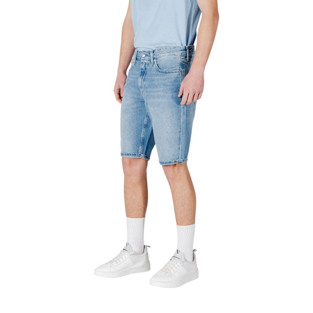 Calvin Klein Jeans Blue Cotton Short