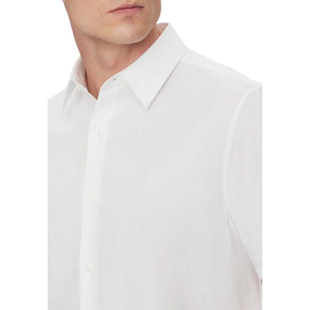 Calvin Klein White Organic Cotton Shirt