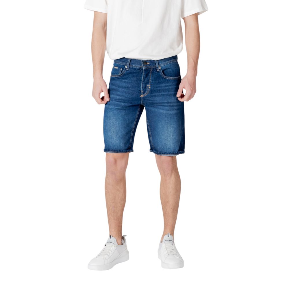 Antony Morato Blue Cotton Short