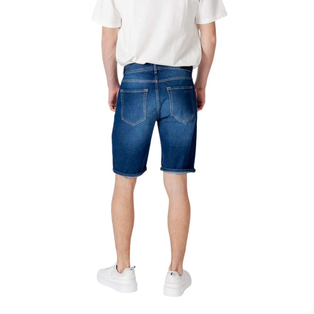 Antony Morato Blue Cotton Short