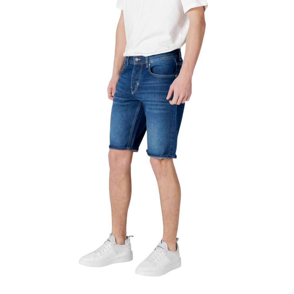 Antony Morato Blue Cotton Short