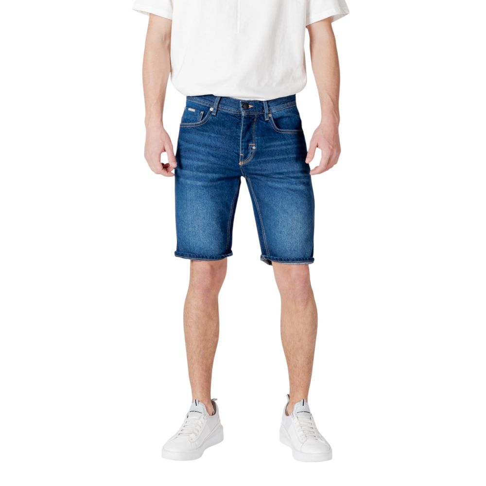 Antony Morato Blue Cotton Short
