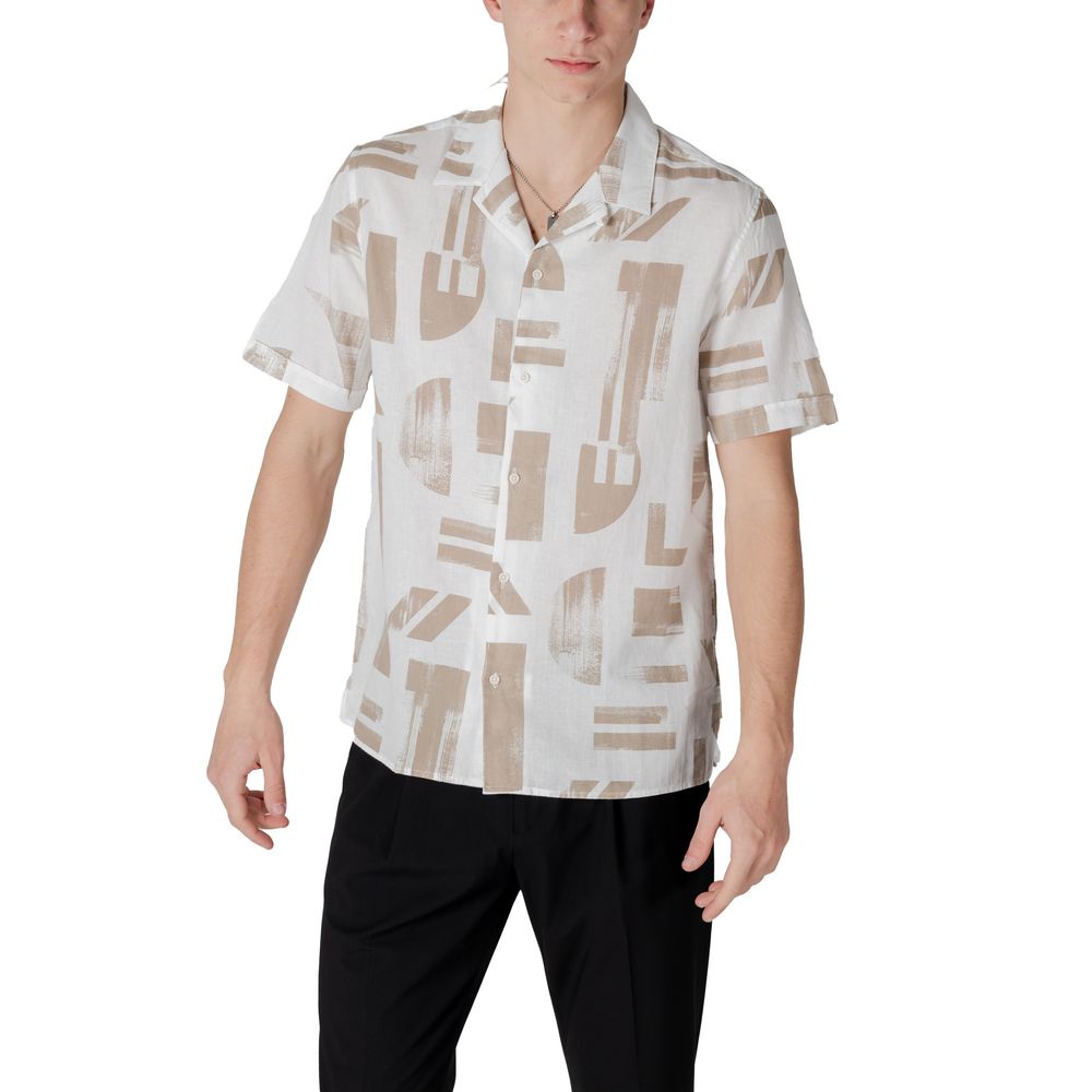 Antony Morato Beige Cotton Shirt