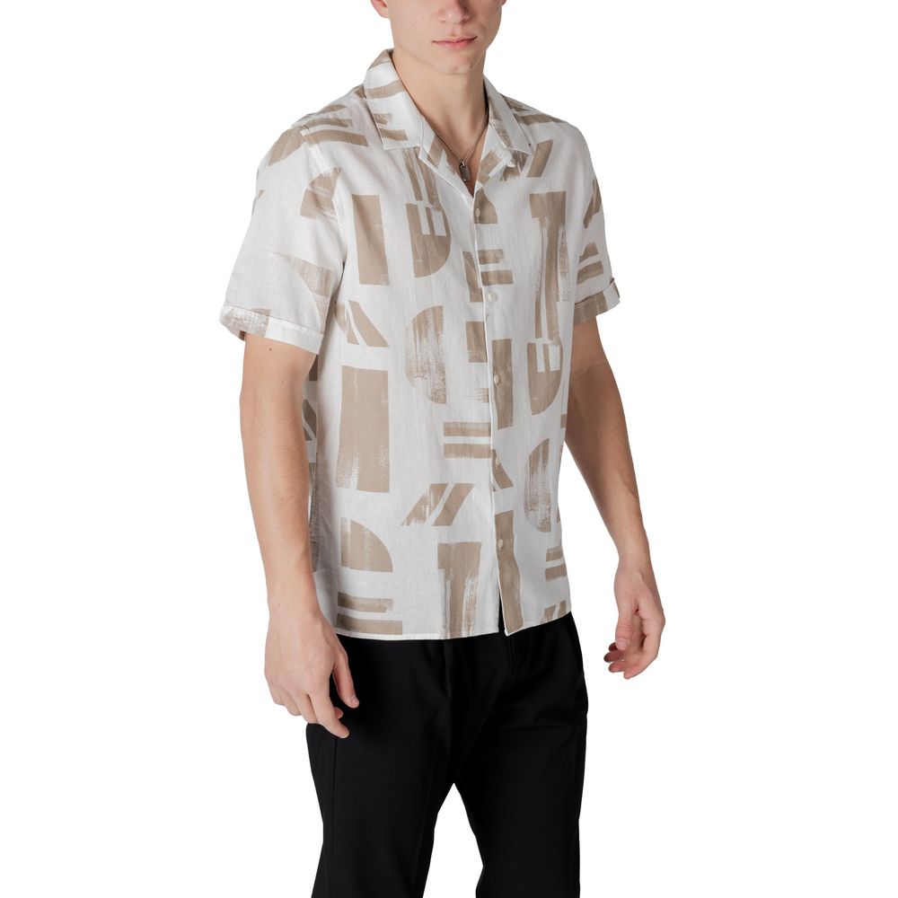 Antony Morato Beige Cotton Shirt