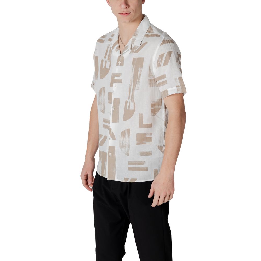 Antony Morato Beige Cotton Shirt