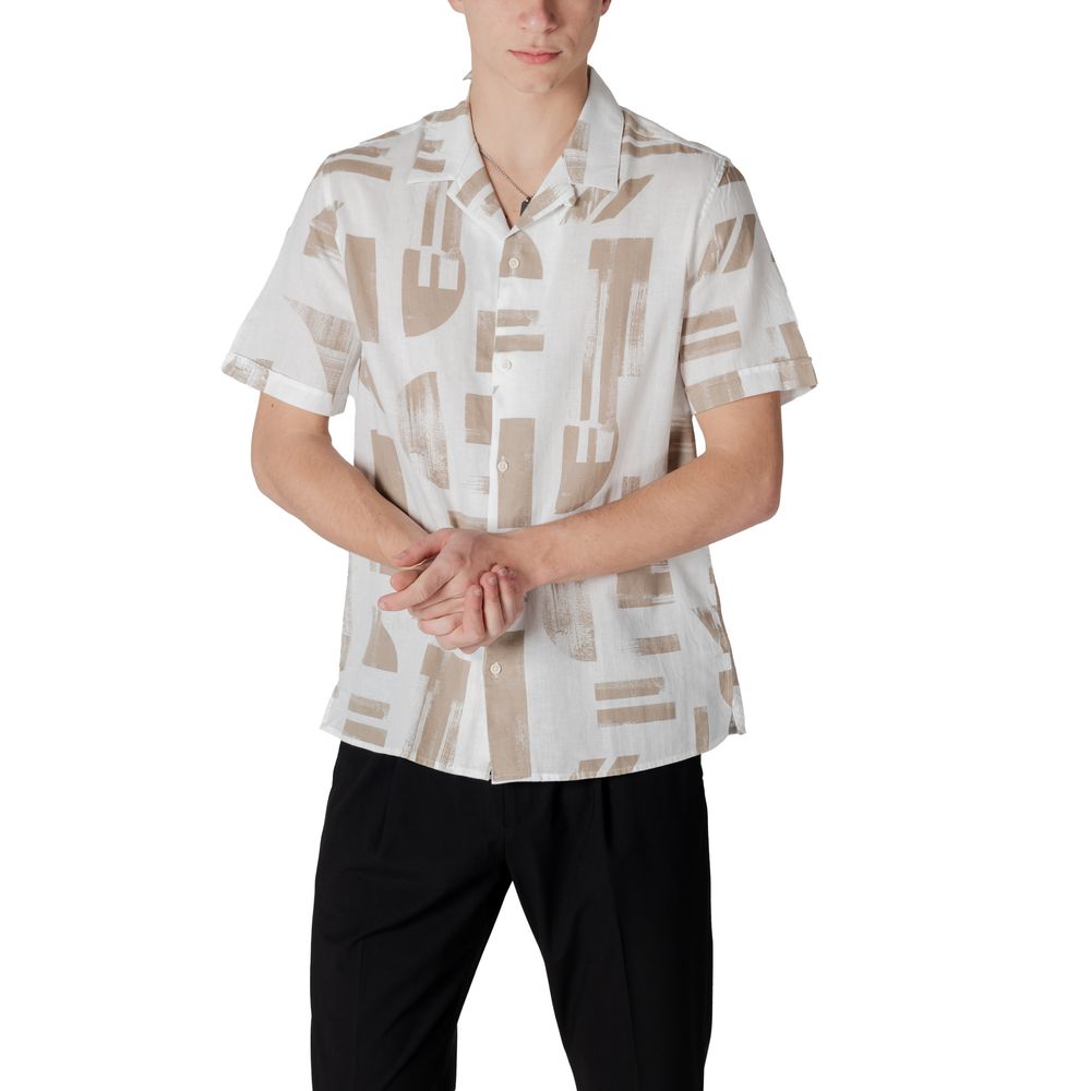 Antony Morato Beige Cotton Shirt