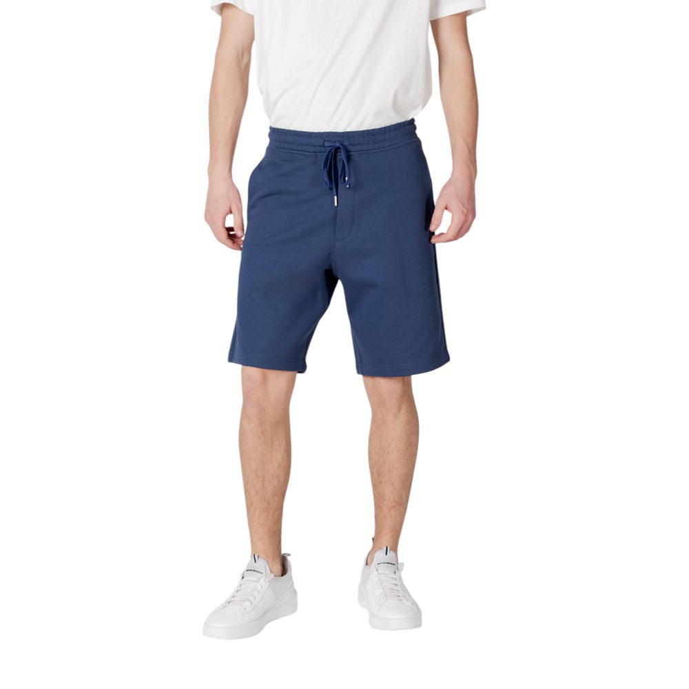 Replay Blue Cotton Short