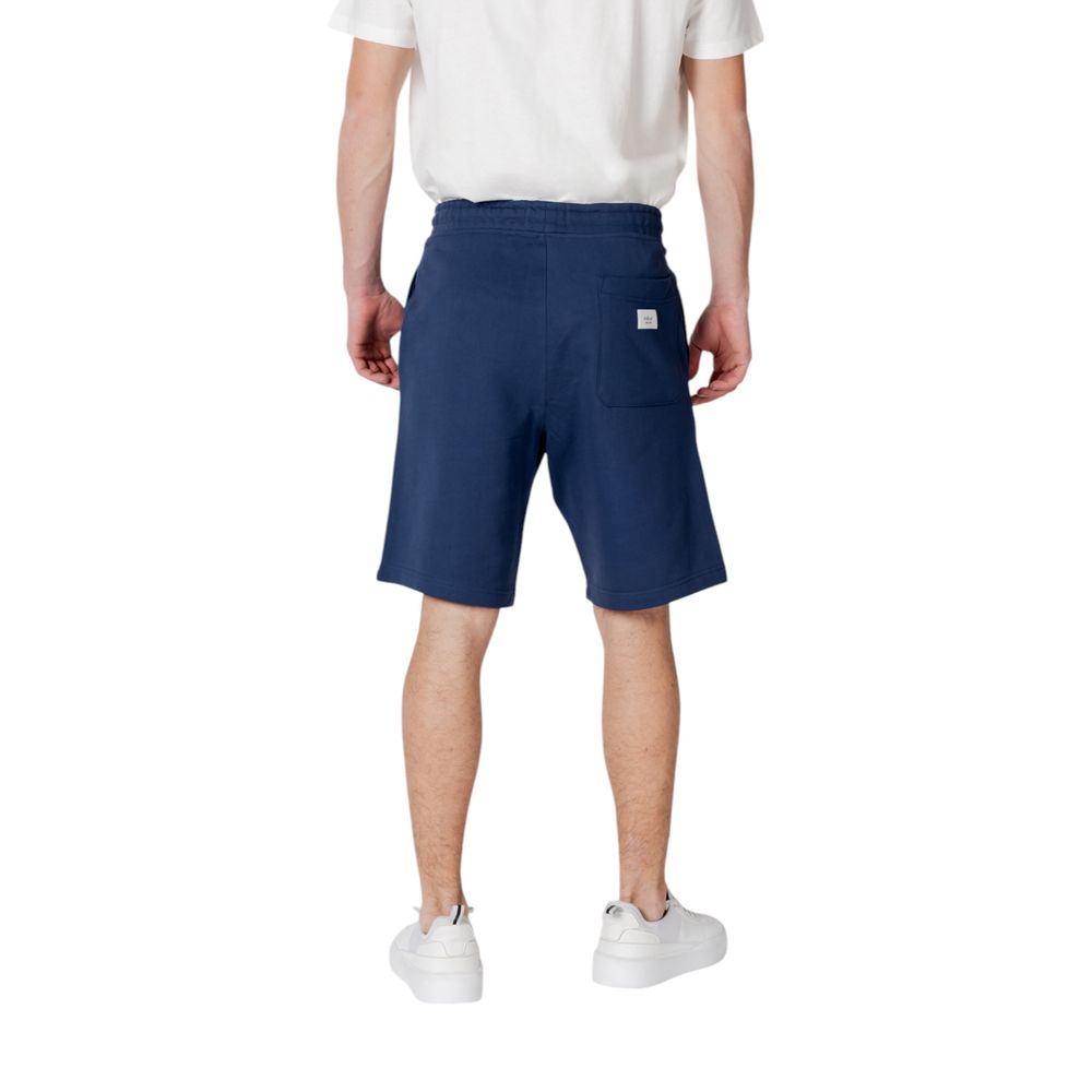 Replay Blue Cotton Short