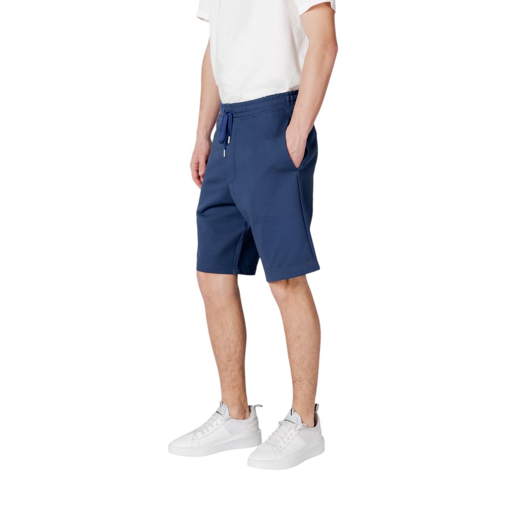 Replay Blue Cotton Short