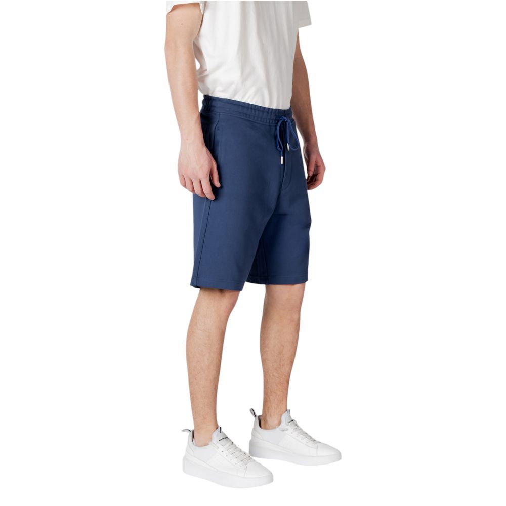 Replay Blue Cotton Short