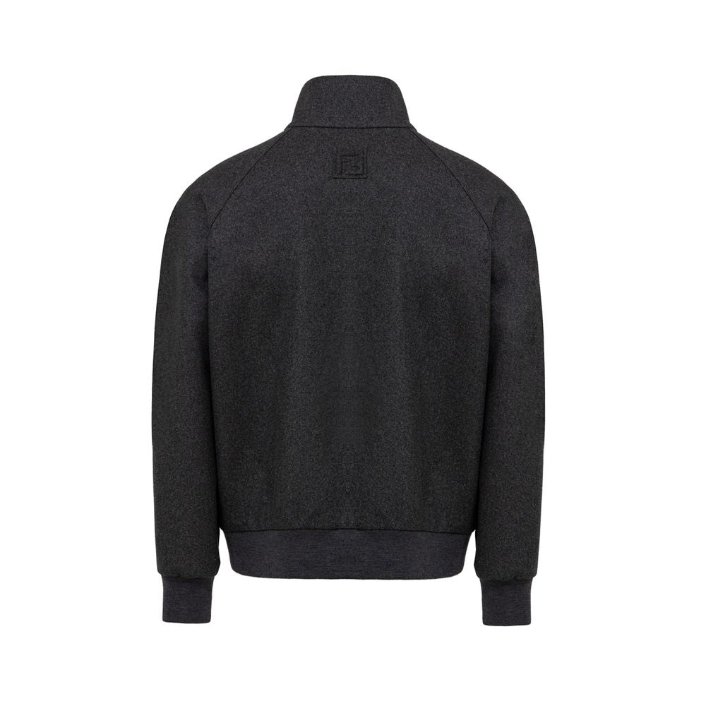 Fendi Gray Cashmere Jacket