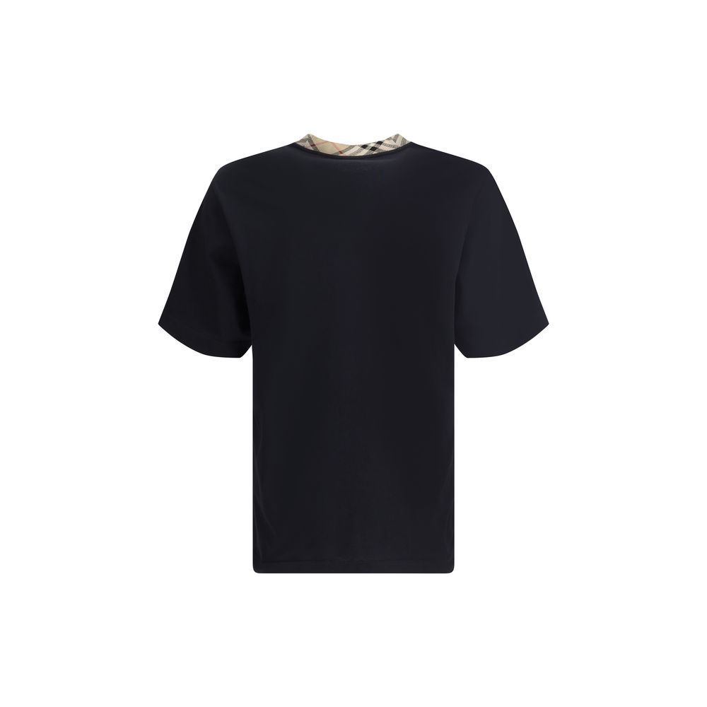 Burberry T-Shirt with Archivio Check collar