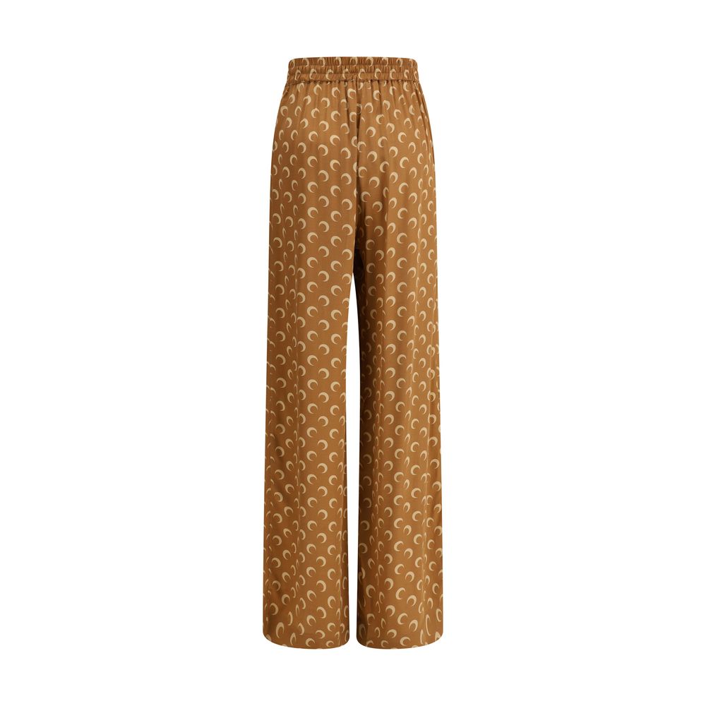 Marine Serre Satin Moon Pants