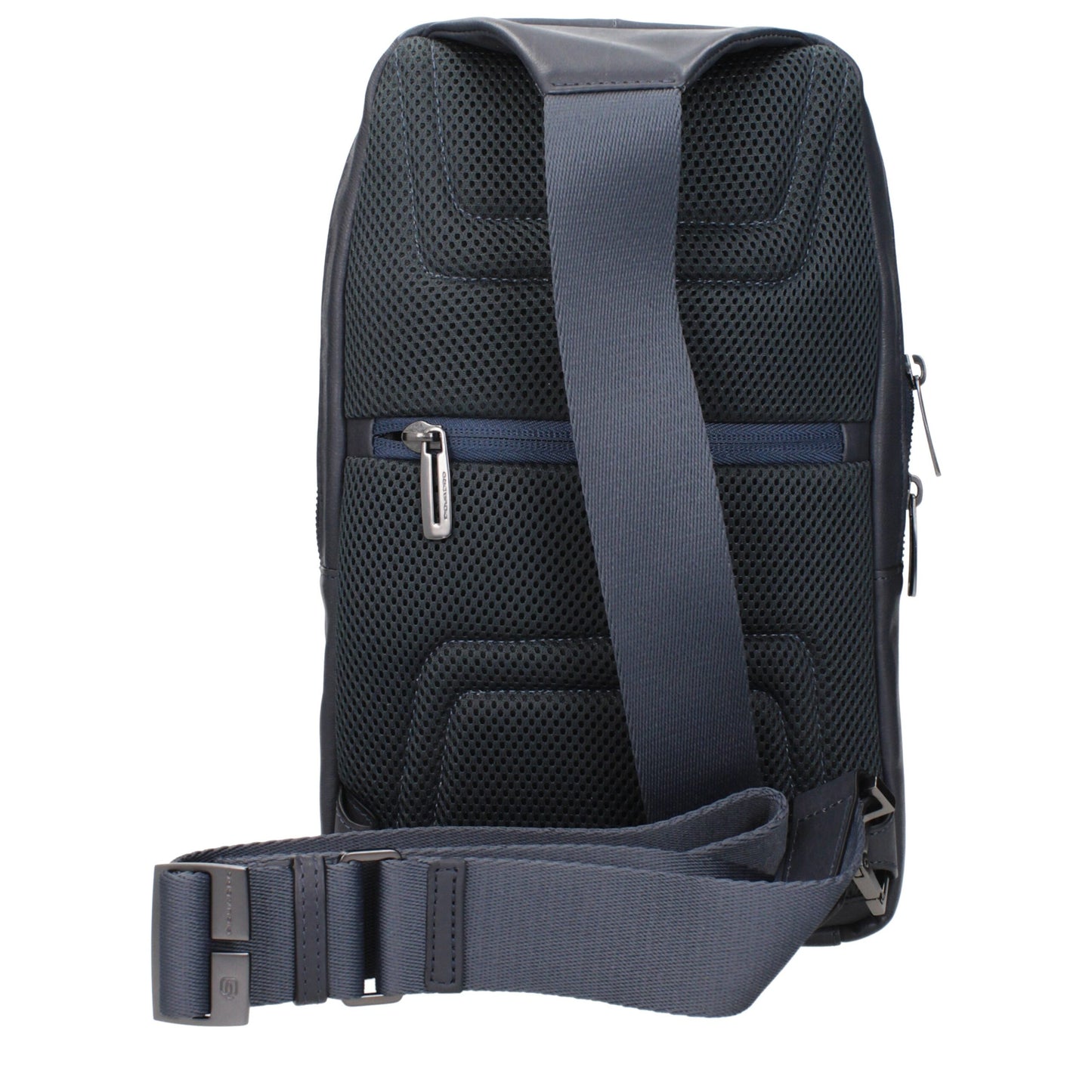 Piquadro Blue Leather Crossbody Bags