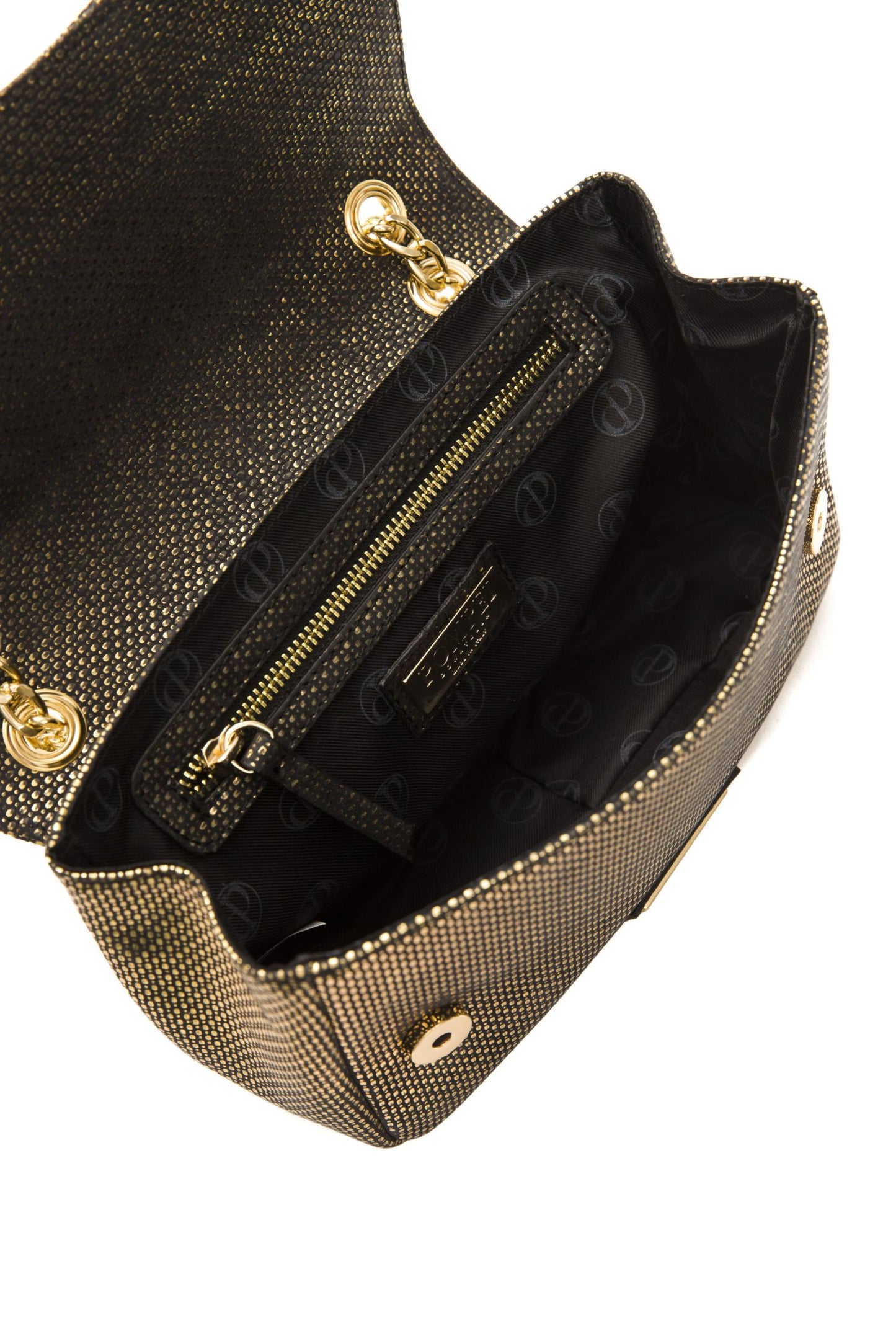  15x25x7 cm sized bag made of 100% leather from Italy