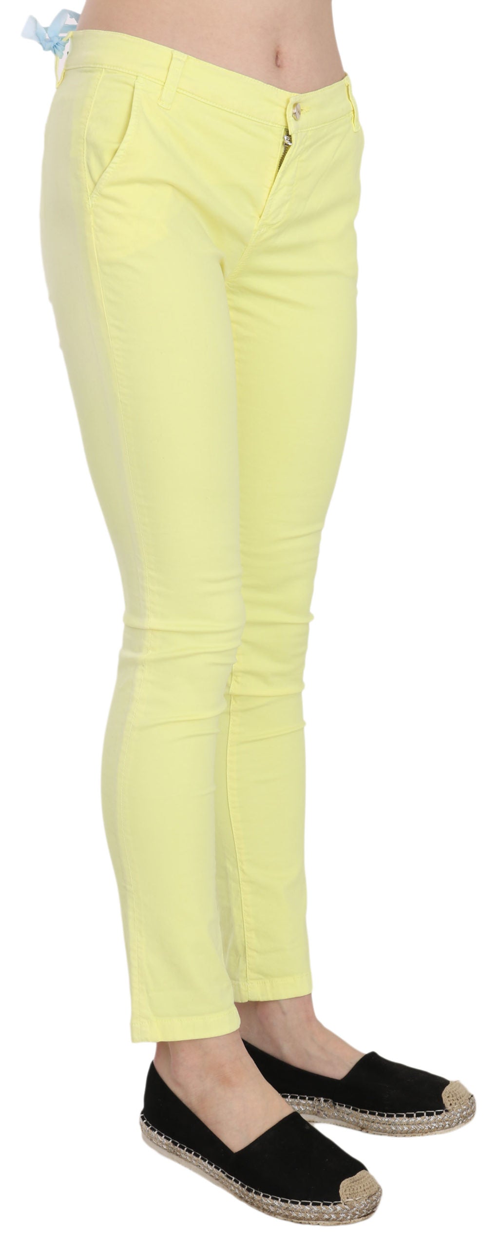 Figure-flattering low waist skinny casual trousers by PINKO