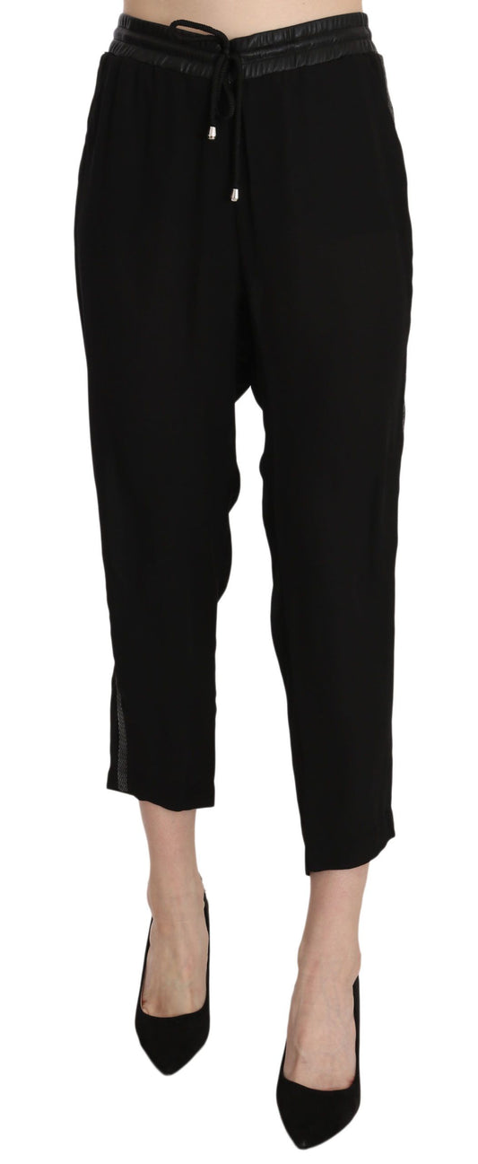 Stunning high waist cropped pants in elegant black by Guess