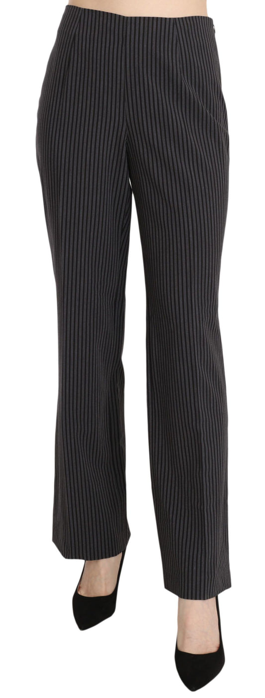 BENCIVENGA Elegant Striped Straight Fit Pants crafted from premium 100% cotton