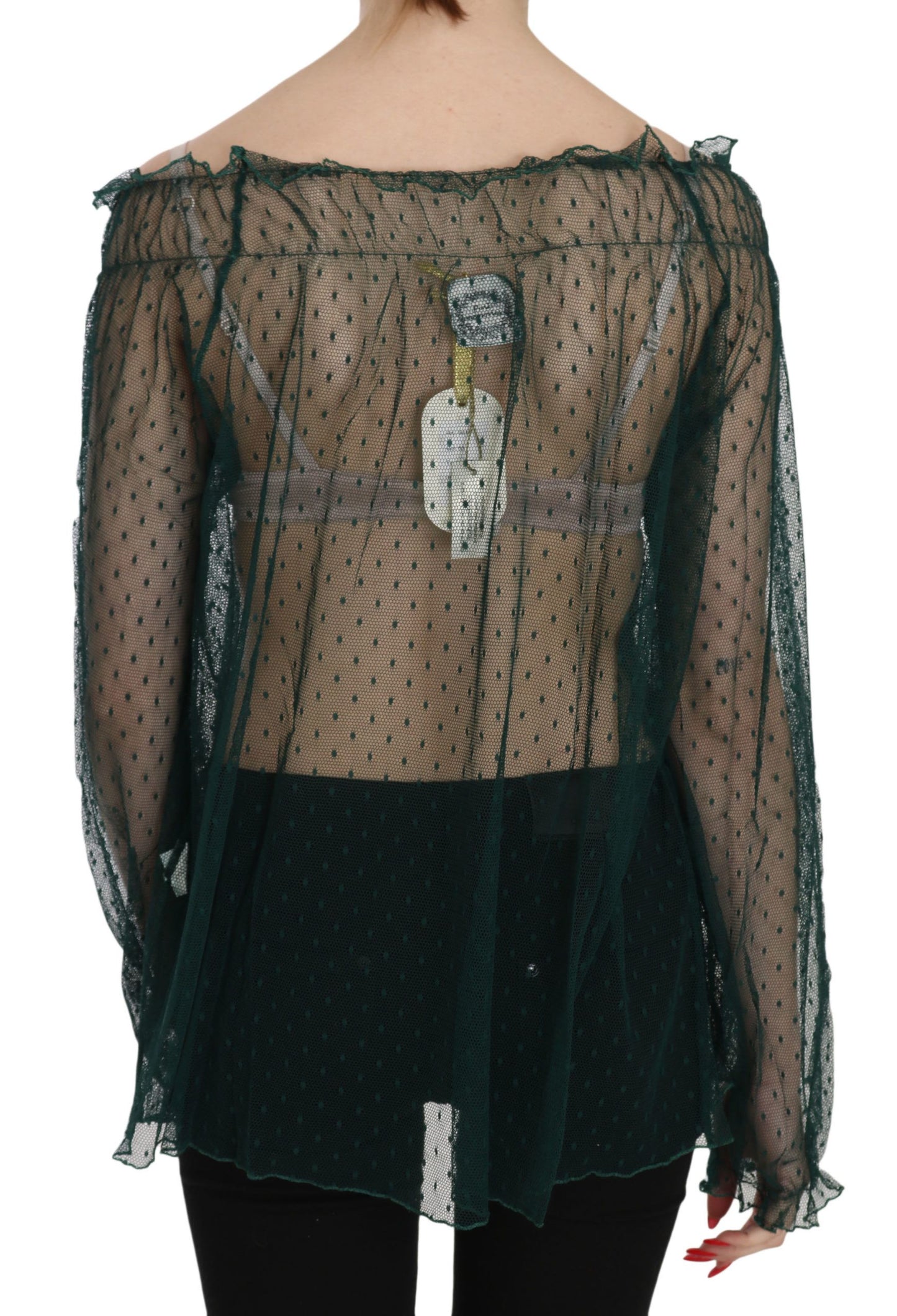 Long sleeve top designed to add a touch of glam to any outfit