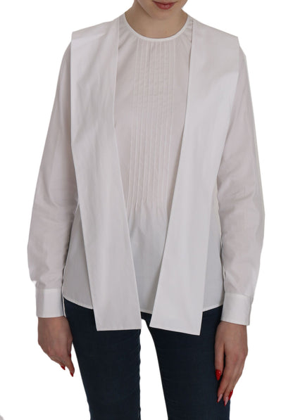 New Dsquared² White Crew Neck Top with tags and refined logo details
