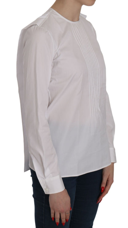 Dsquared² White Crew Neck Top, versatile addition to your wardrobe
