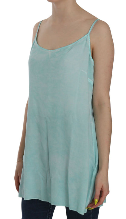 Ermanno Scervino's stunning Spaghetti Strap Sleeveless Top, a timeless style made of 100% Viscose material, perfect for any occasion