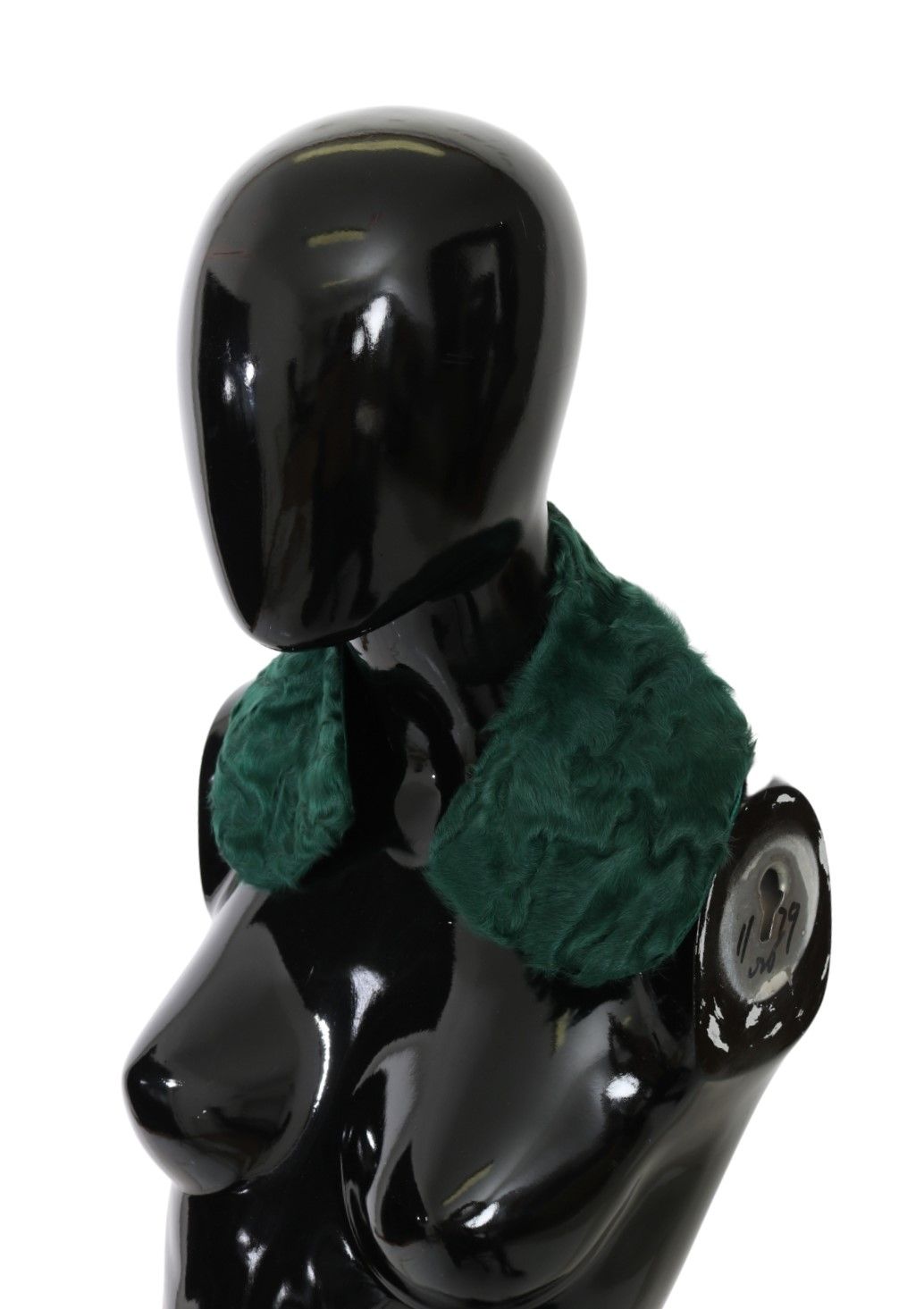 An authentic Dolce & Gabbana lambskin fur scarf in lush green