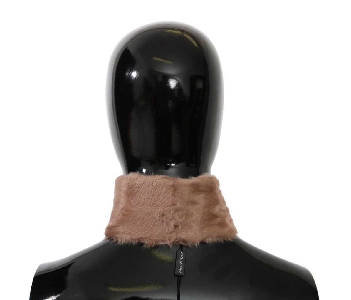 Luxurious Dolce & Gabbana fur scarf, crafted from soft and elegant lambskin