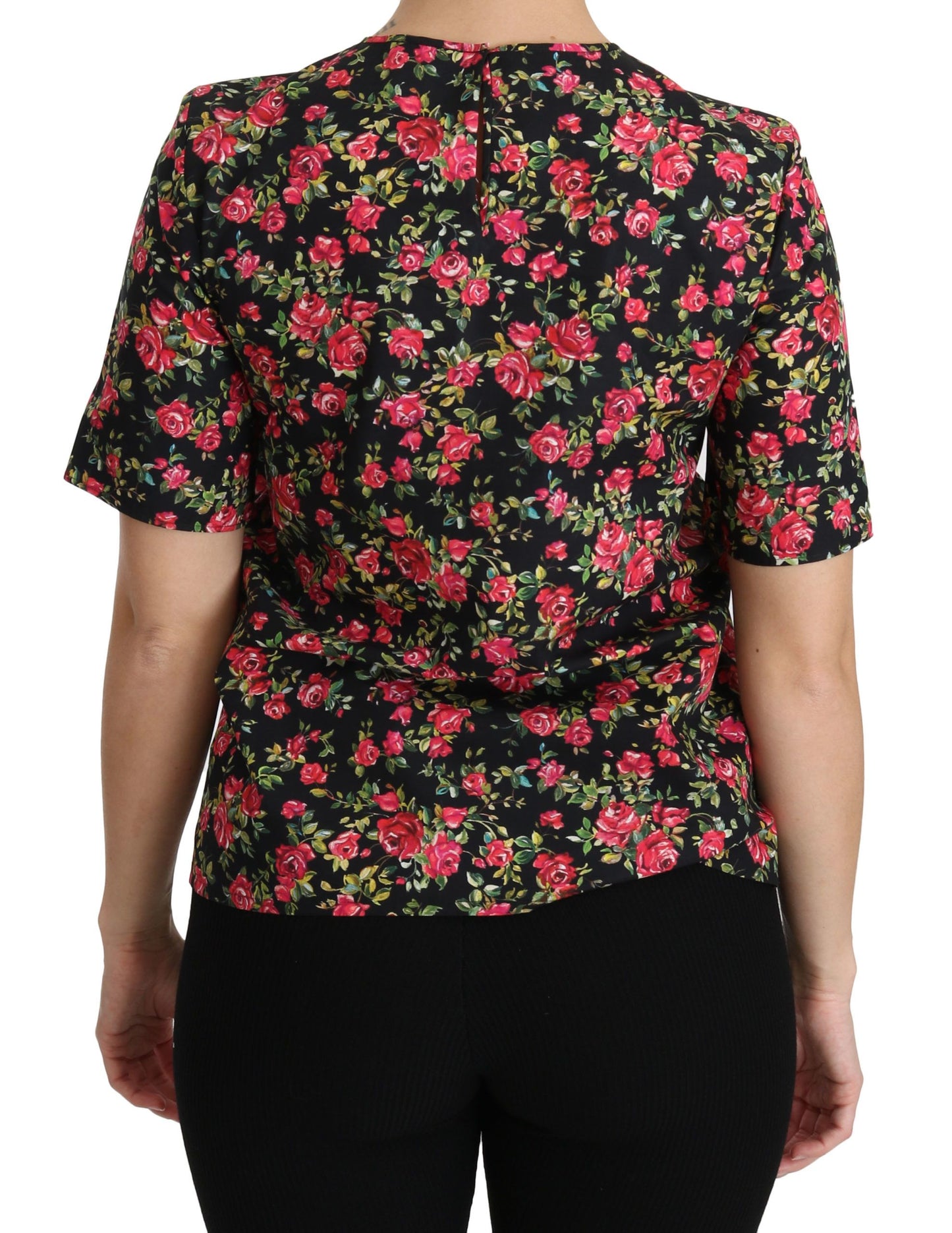 High-quality 100% cotton Dolce & Gabbana Crew Neck Short Sleeve Top
