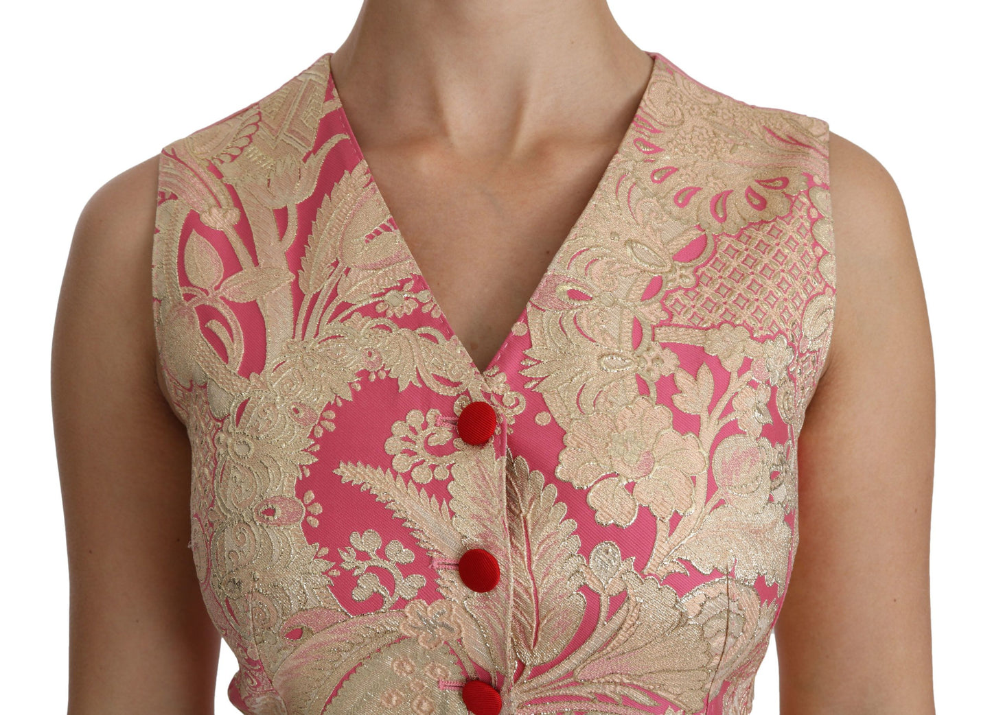 Indulgent Dolce & Gabbana V-neck Vest Top exuding premium quality and unparalleled style