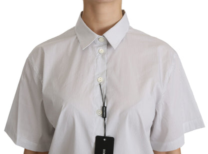 Fashion-forward white polo top perfect for any wardrobe