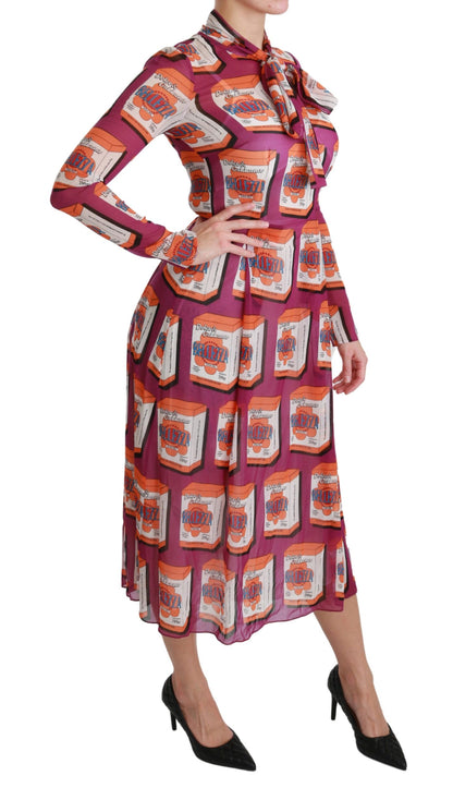 Luxurious A-line shift maxi dress crafted in Italy with silk-stretch inner lining
