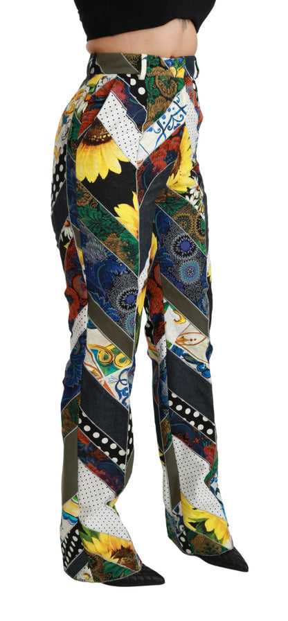 Versatile and stylish Dolce & Gabbana High Waist Straight Pants perfect for any occasion