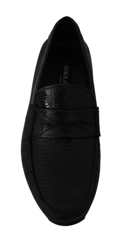 Luxurious Italian-crafted loafers with rubber sole