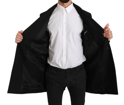 Dolce & Gabbana Elegant Black Wool Formal Blazer - Sophisticated and timeless menswear