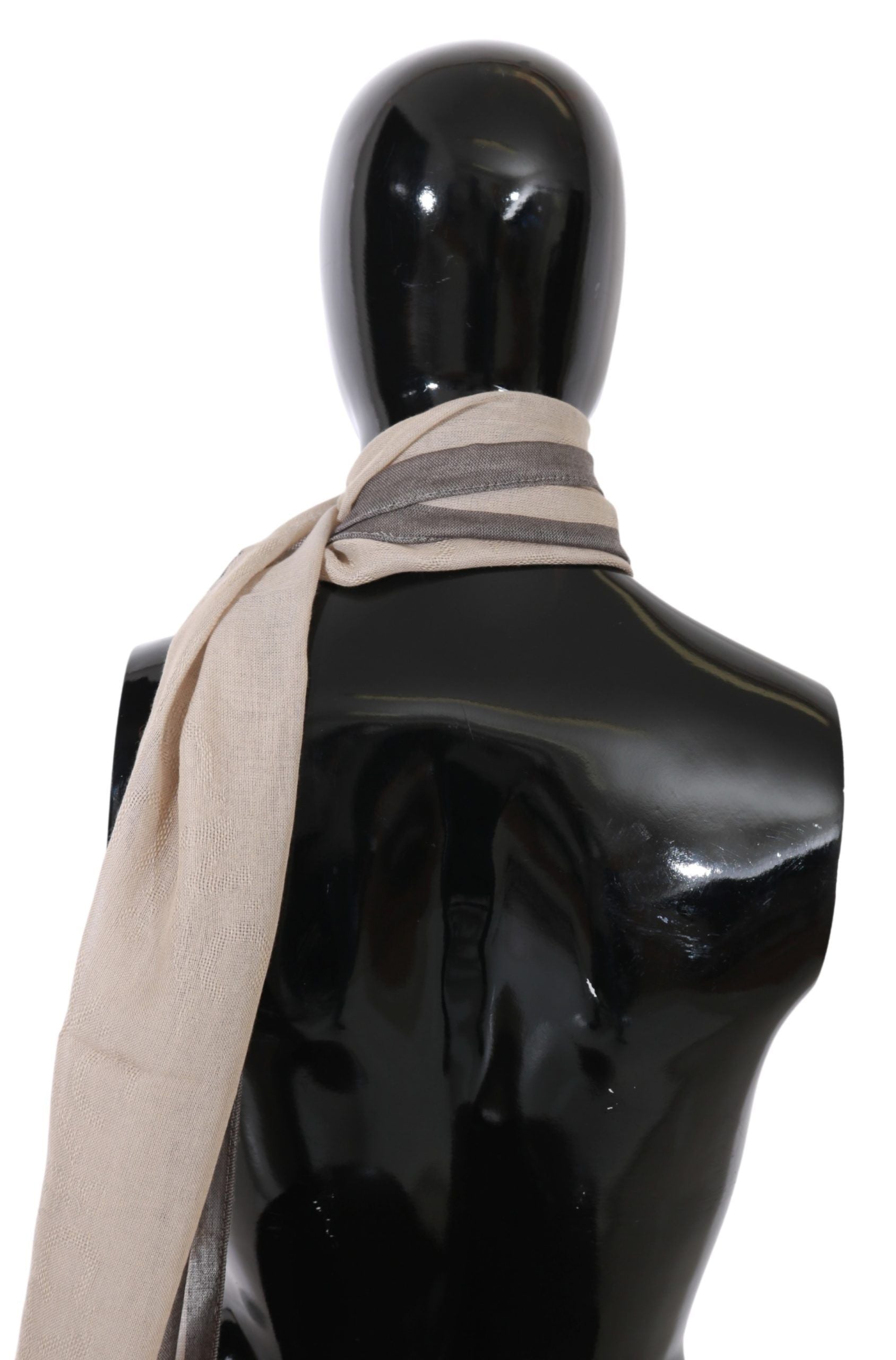 Costume National Beige Cotton Scarf
