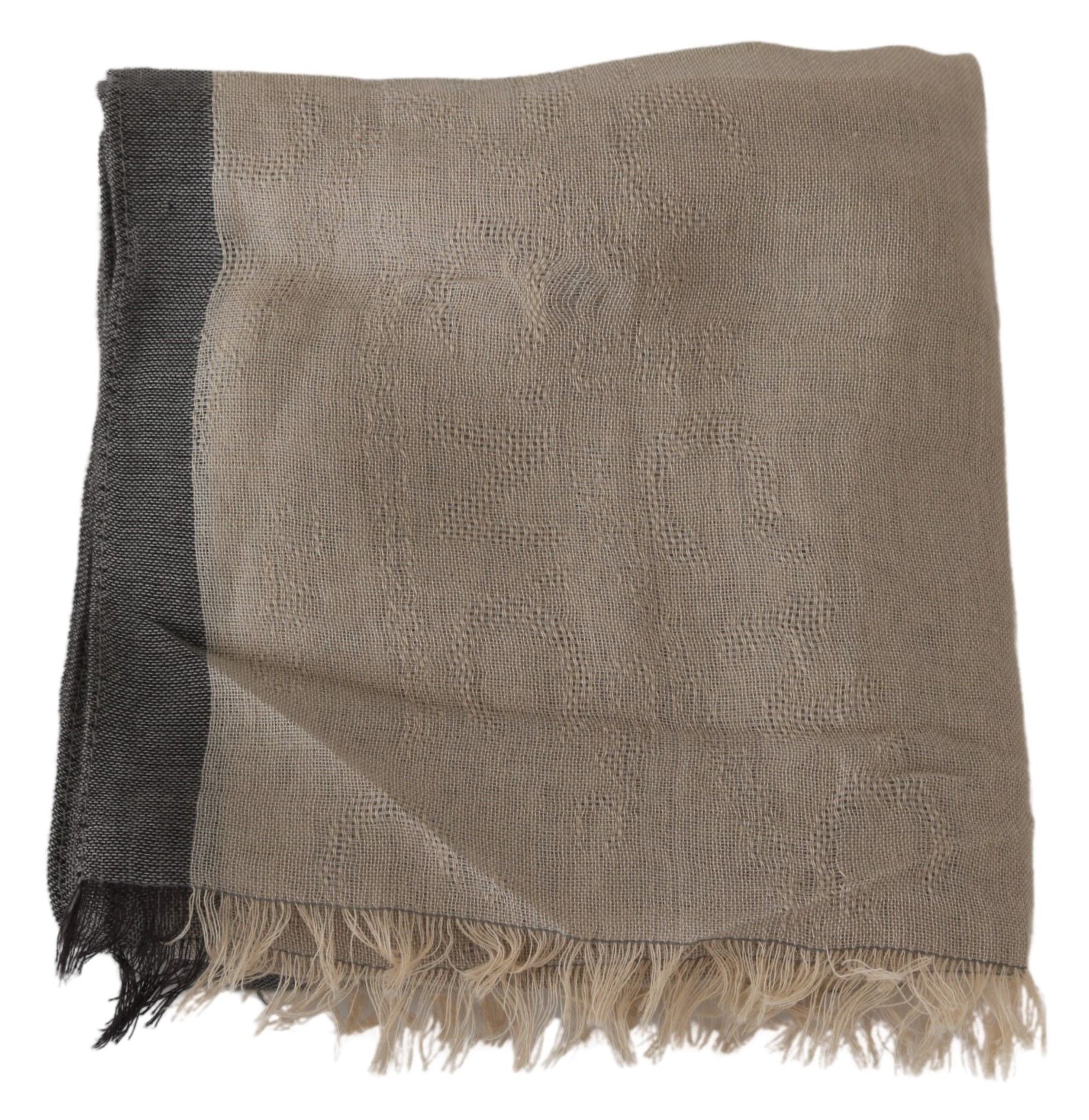 Costume National Beige Cotton Scarf